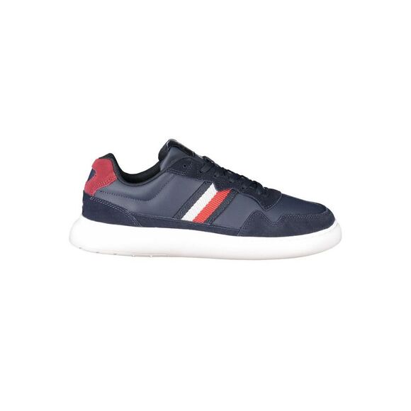 Tommy Hilfiger Blue Polyurethane Men Men's Sneaker